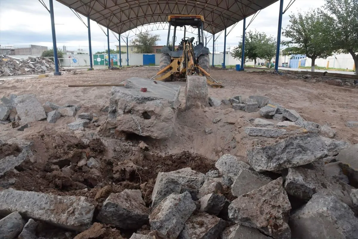 Construyen nuevo gimnasio en La Secundaria Técnica 33 - archivo 3