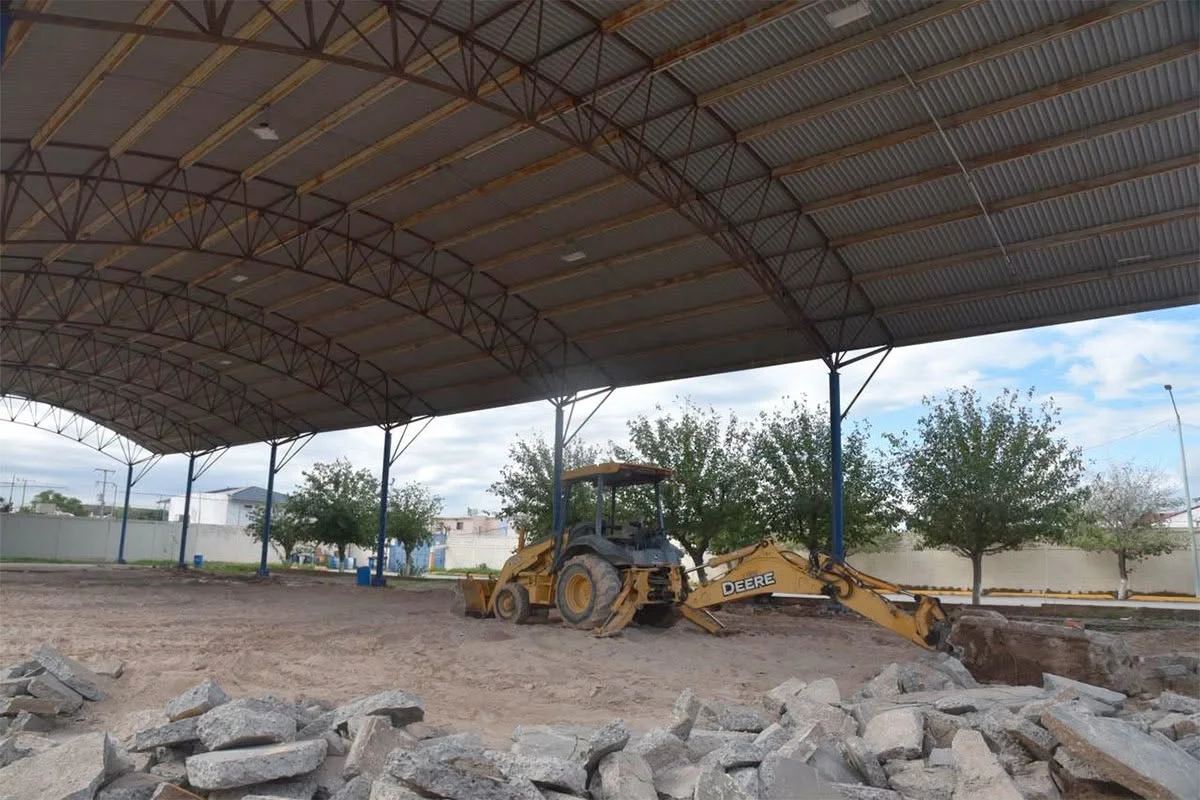 Construyen nuevo gimnasio en La Secundaria Técnica 33 - archivo 4