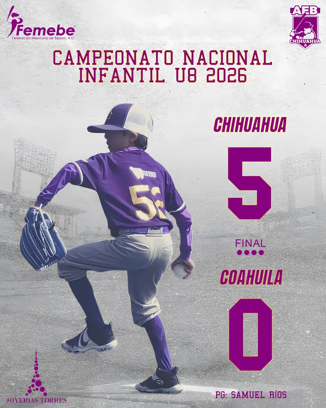 Chihuahua U8 avanza a semifinales del Nacional Infantil - archivo 3