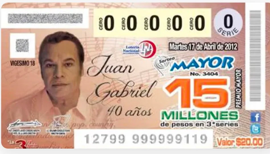 Juan Gabriel vuelve a la lotería - archivo 1