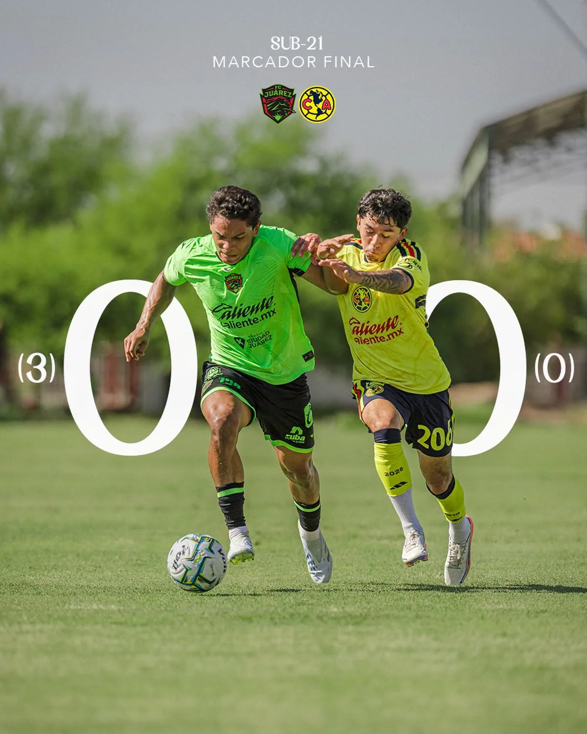 Vence Bravos Sub-21 al América - archivo 1